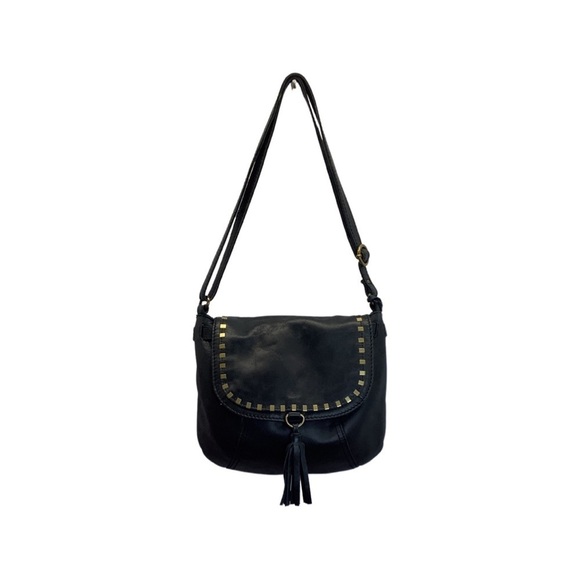 The Sak Black Serrano Leather Saddle Bag (Preowned) - Picture 2 of 9